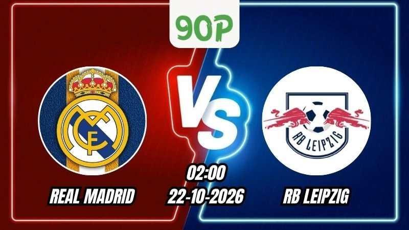Nhận định Real Madrid vs RB Leipzig 02h00 ngày 22/10/2026